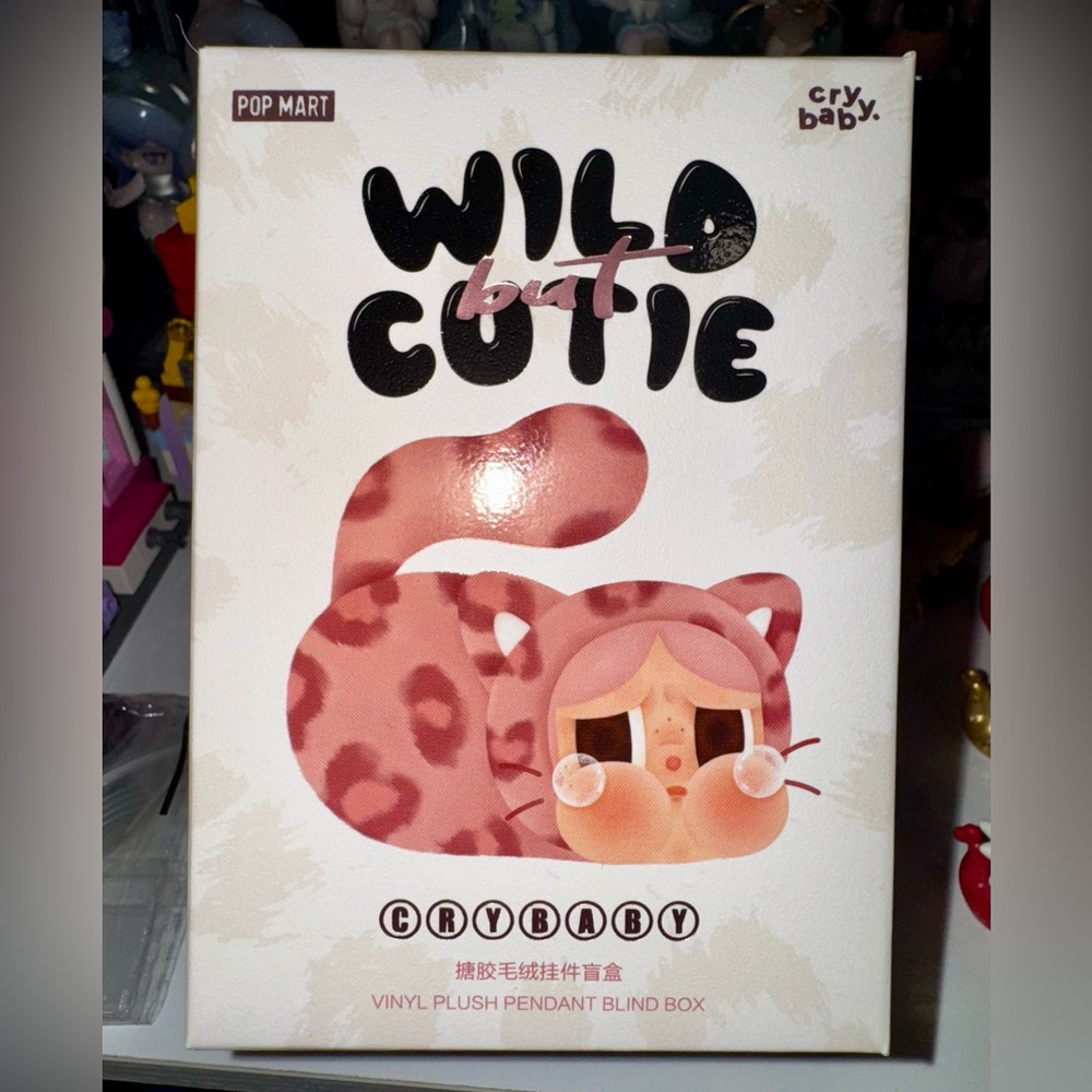 Authentic CRYBABY Wild but Cutie - Vinyl Plush Pendant - 1 Single Blind Box
